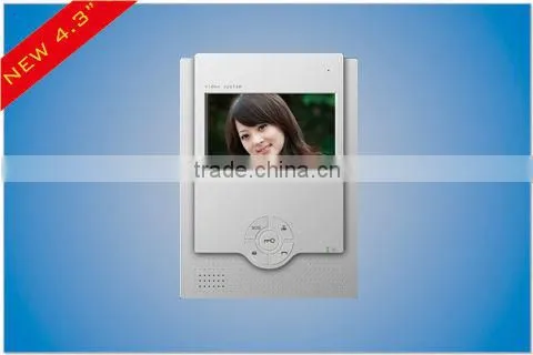 New design 4.3-inch villa color video intercom