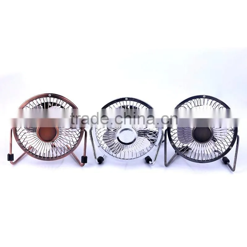 4 inch USB mini portable aluminum core motor metal fan for student