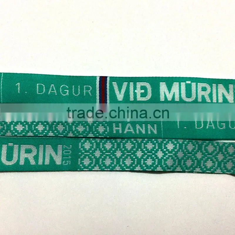music festival fabric wristband woven bracelet