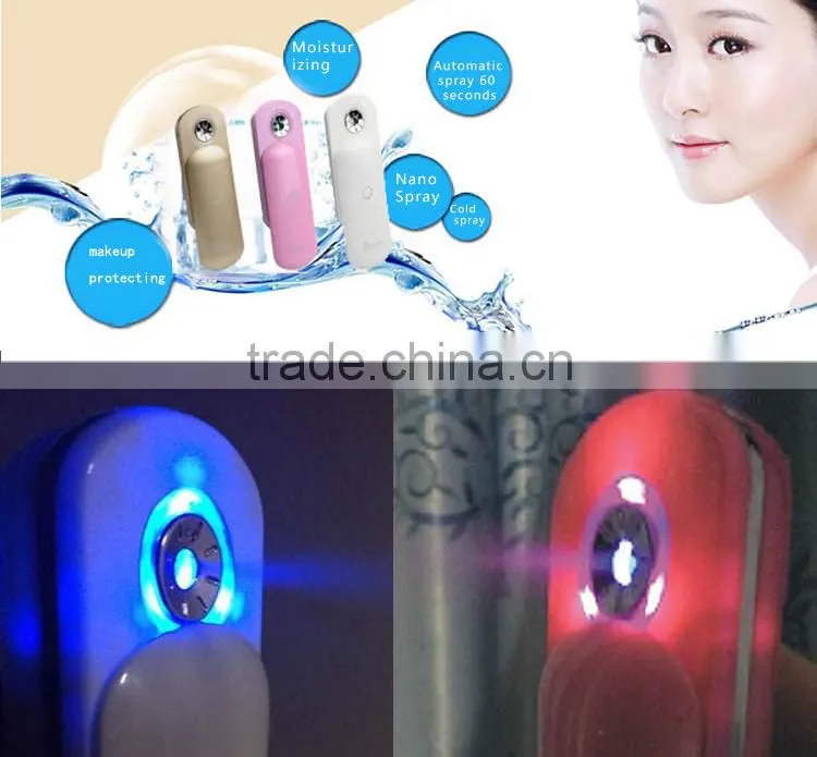 Battery operated face moisturizing nano facial sprayer
