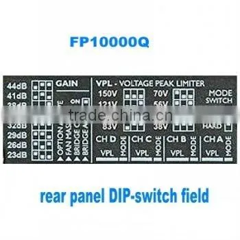FP10000Q 4x1300watt line array amplifier
