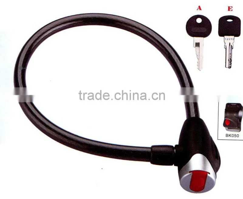 wholesale fashion bicycle lock bike cable lock bicycle lock set