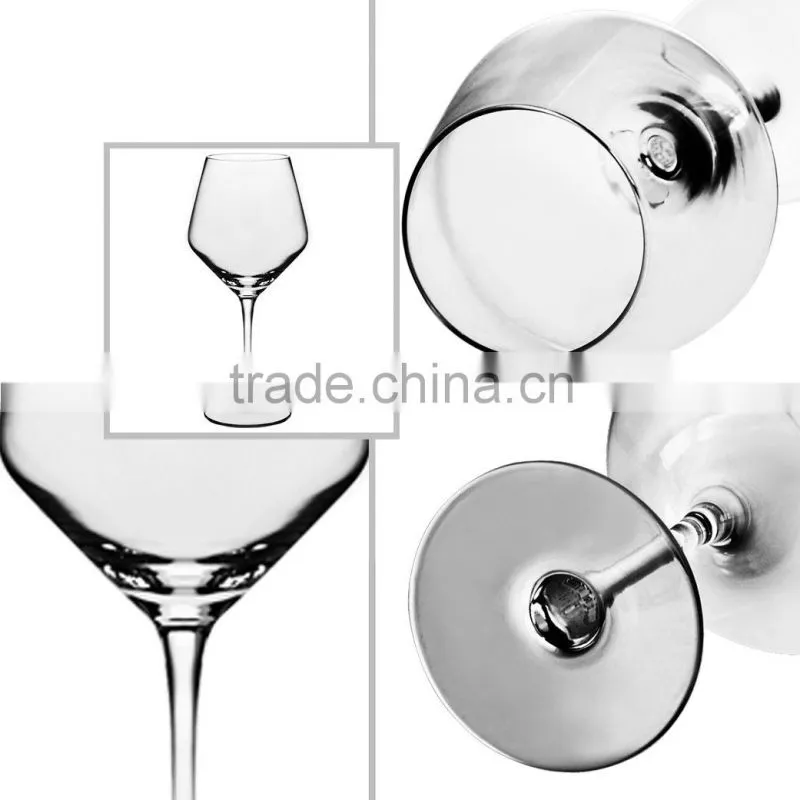 Wholesale Unique Cheap Handmade Long Stem Clear Wine Glass
