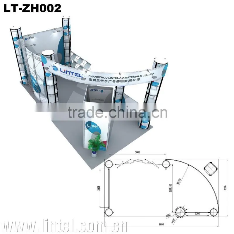 professional designed display booth