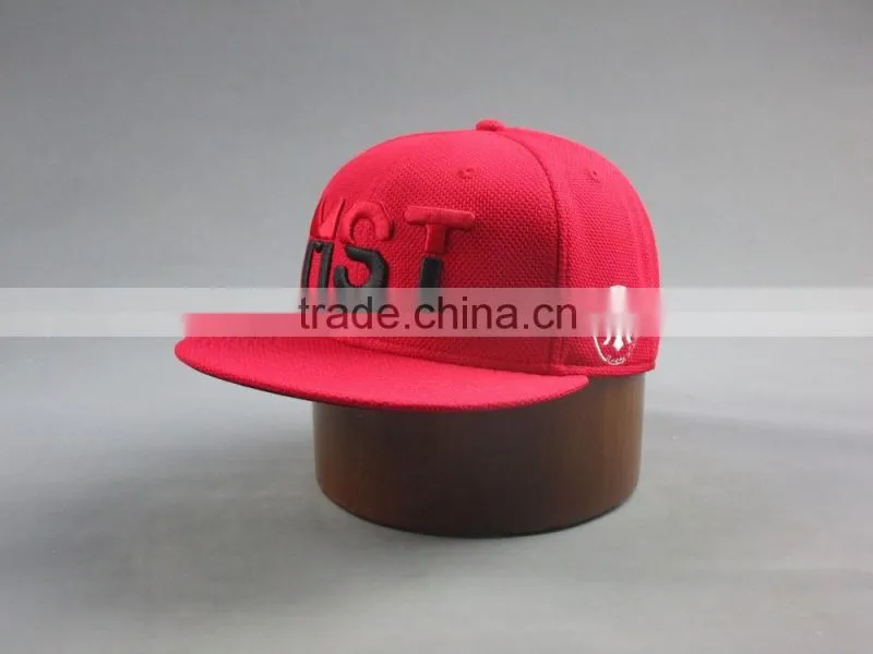 Customer high quality Pineapple net 6- panel snapback hat with 3D Embroidered Patch