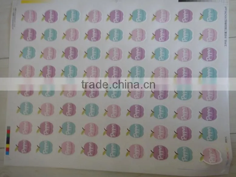 Cute and charming clear vinyl sticker
