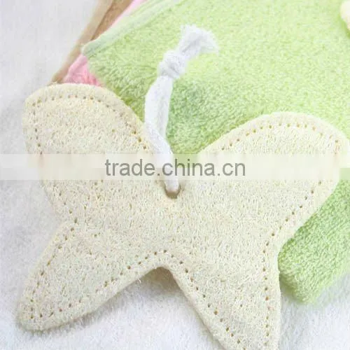 Exfoliating loofah/loofa/luffa bath pad