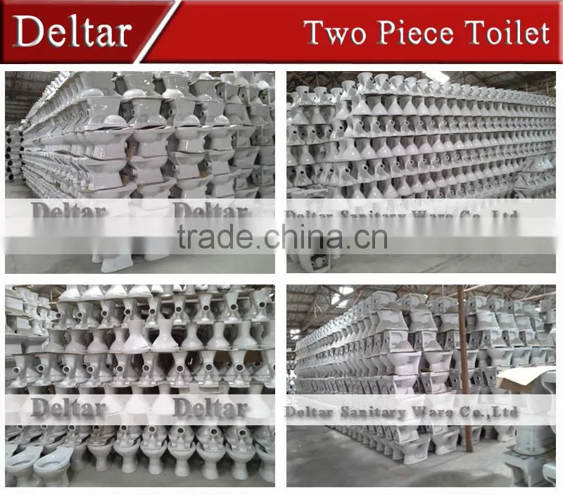 Africa Popular Two Piece Toilet WC_Wholesale Toilet Price_Economy WC Toilet Both S-trap P-trap