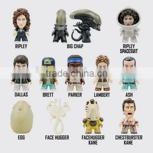 OEM plastic action figure miniature Alien Titans lovely production for child