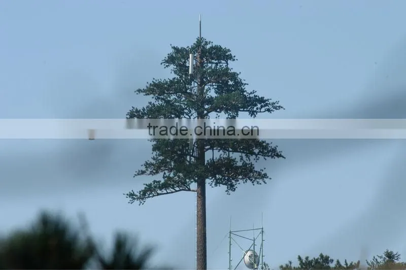 Camouflaged telecom antenna bionics monopole