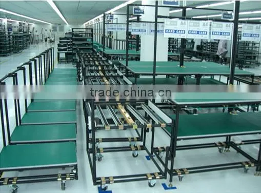 JY-2045A|Sliding track for production line|Aluminum roller track for industry|H roller track
