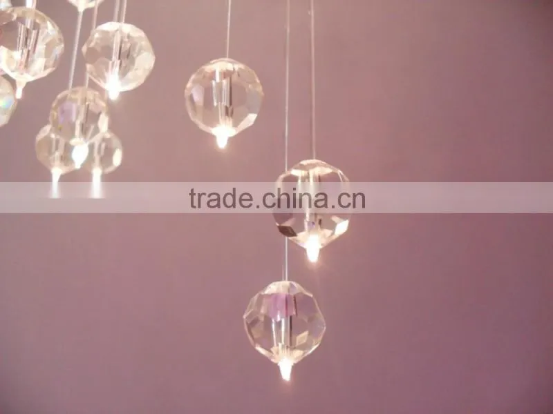 Luxury Decoration Pendant Light Crystal Chandelier For Shop/Coffee/Restaurant