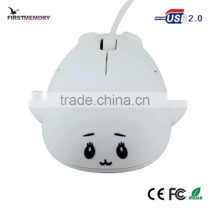 Endangered species dolphin shape optical wired gift mouse