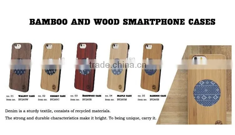 3D Knight Unique Design Case for Iphone 6 6S, Import Logs Wooden Bamboo with Jeans for Ultra Slim iPhone Case