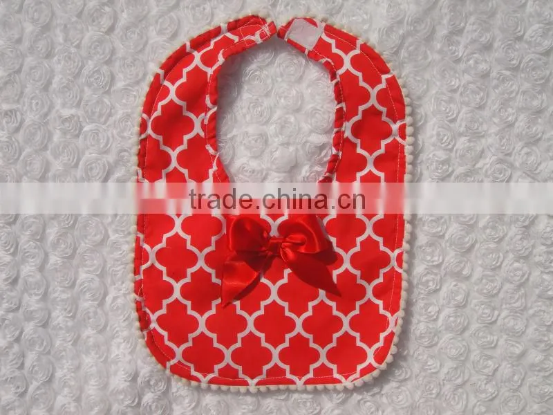 2014 new design hot sale Christmas baby bibs