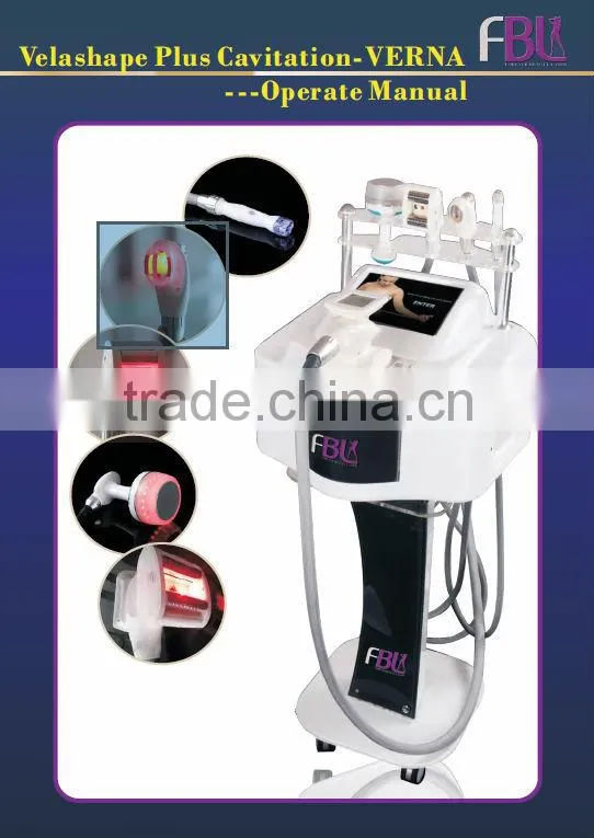 Portable RF Vacuum Roller Slimming Machine With Cavitation For Cellulite Removal