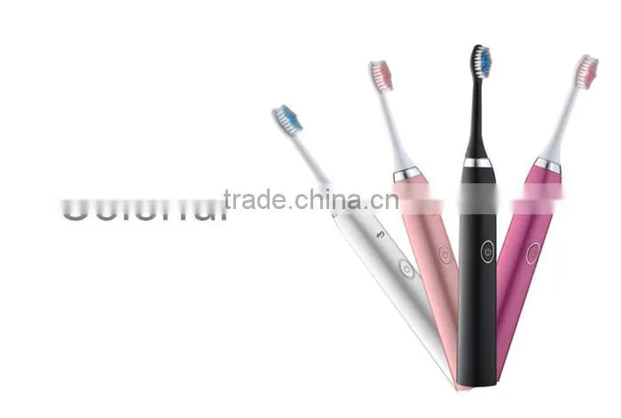USB charging cable Two brush head waterproof electric toothbrush