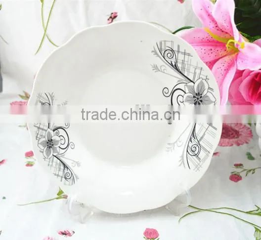 CERAMIC PLATE,stock porcelain plate 9,bulk ceramic plates