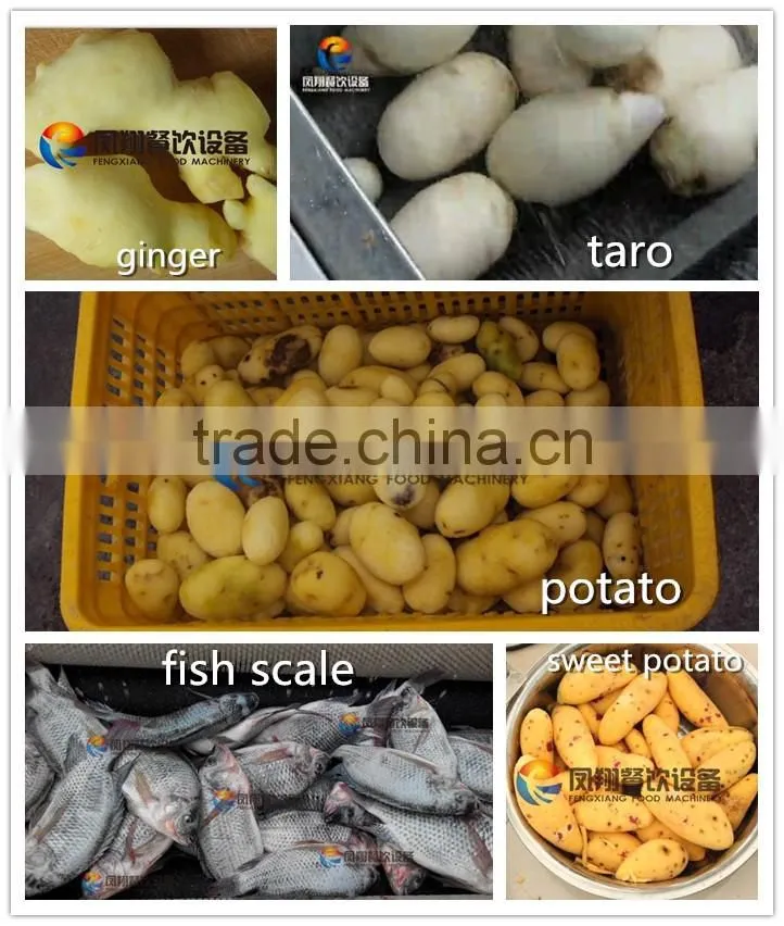 Industrial Commercial Automatic Potato Washing and Peeling Machine
