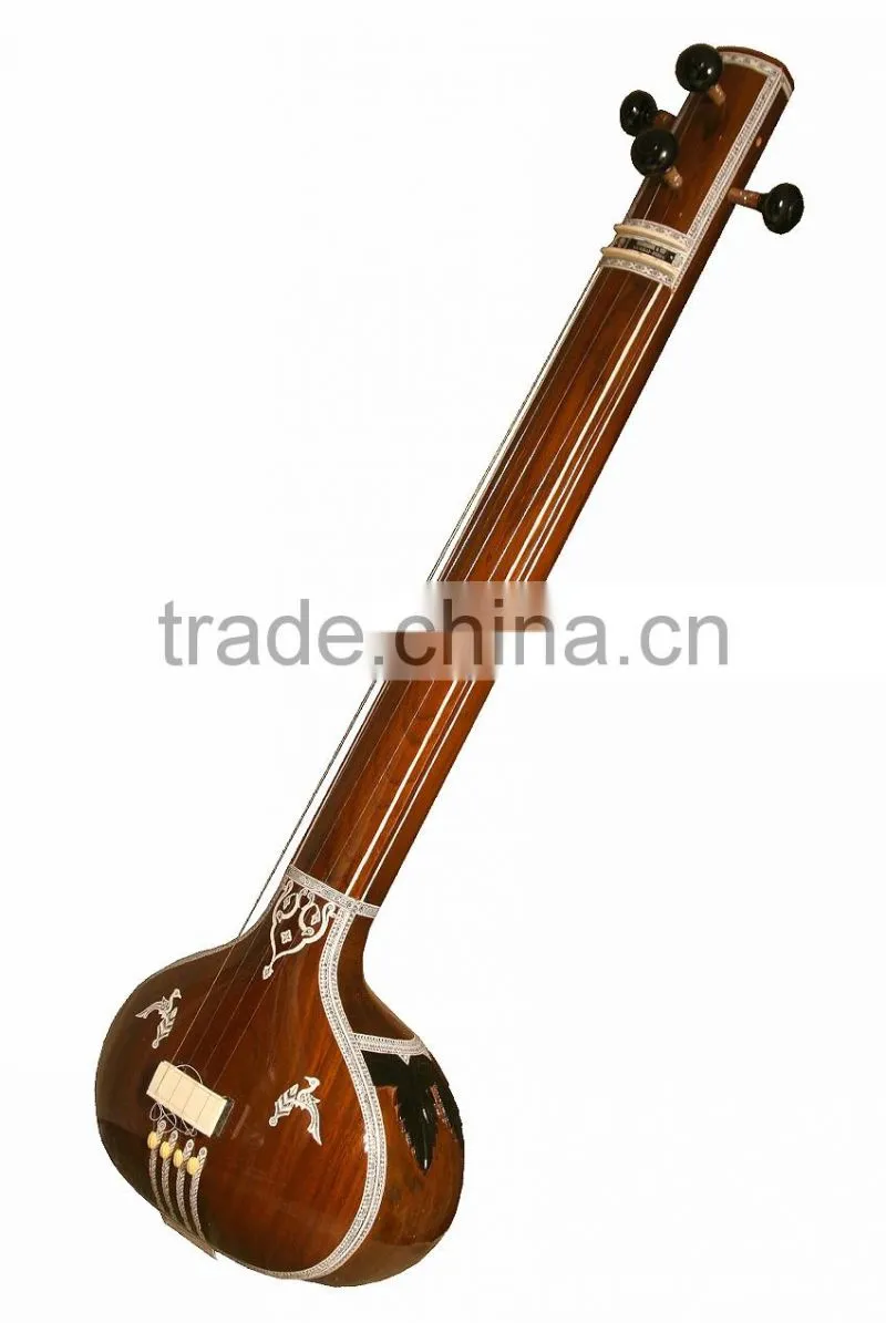 TANPURA Tambura WITH FIBER BOX Indian Musical Instrument Rajasthan India