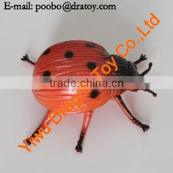 Plastic ladybug figurines