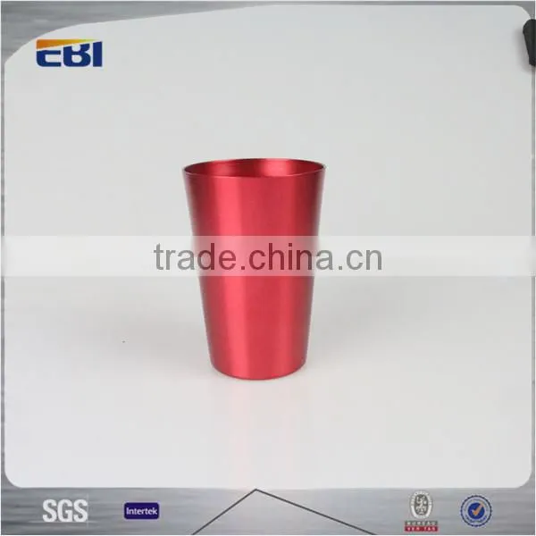 Tea tumbler anodized aluminum cup