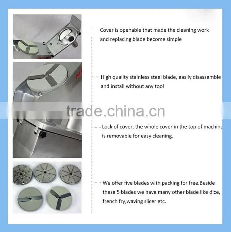 Wholesaler JETSTAR Stainless Steel Vegetable Cutting Machine