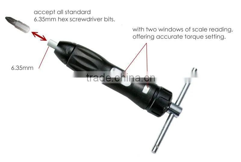 Taiwan Made High Quality Professional Torque Screwdriver (Adjustable Torque) - NS series