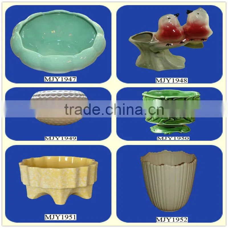 Ceramic 8 inches tall Terrace Planter