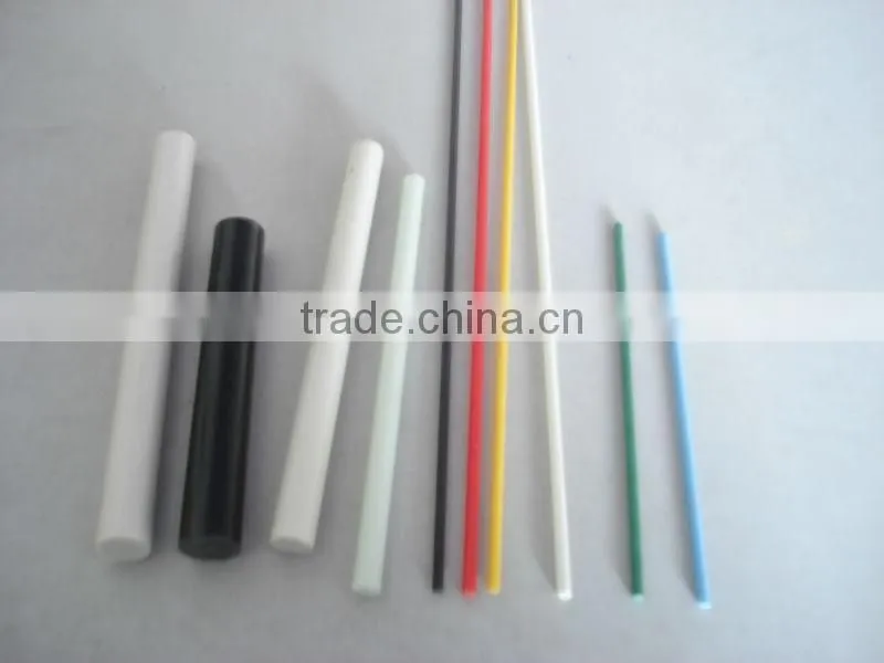 Flexible FRP stick , FRP Pultrusion solid bars , FRP profiles