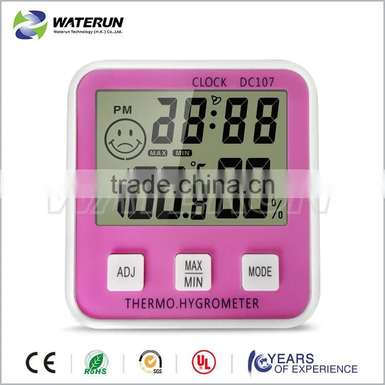 digital barometer desk thermometer hygrometer clock