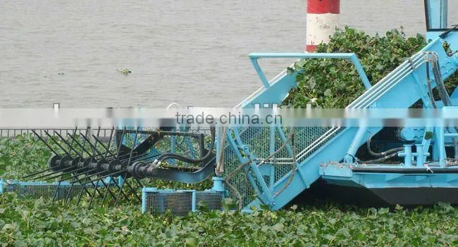 Aquatic weed harvester/Garbage salvage ship/ lake automatic cleaning machine