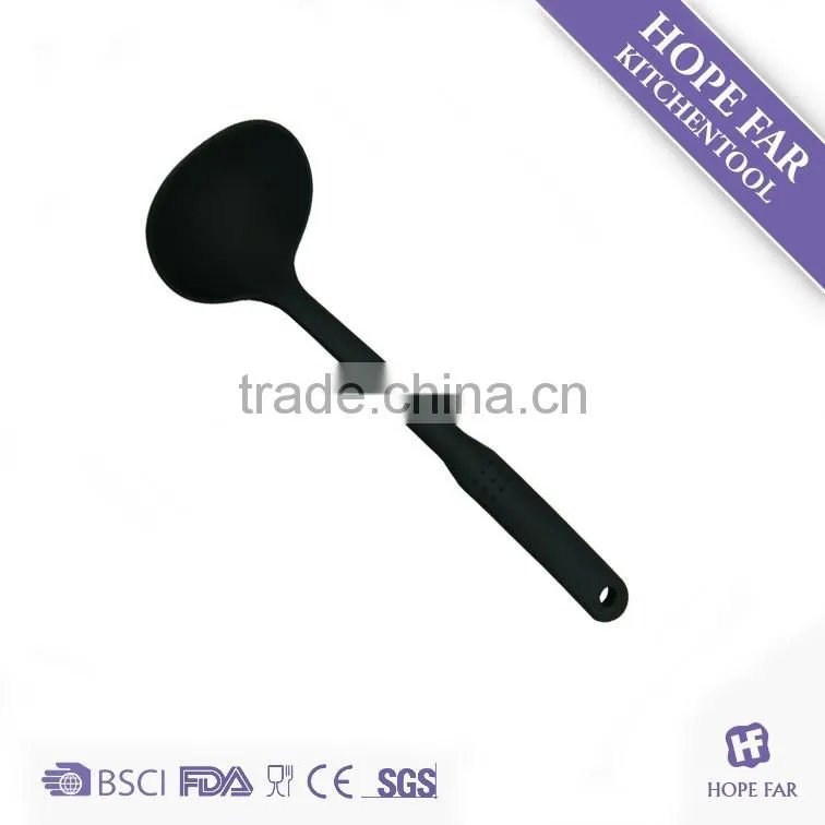 N460-70 Practical 11 pcs black color nylon kitchen utensils set