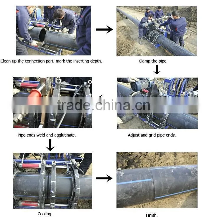 yellow mdpe dredging pipe floater