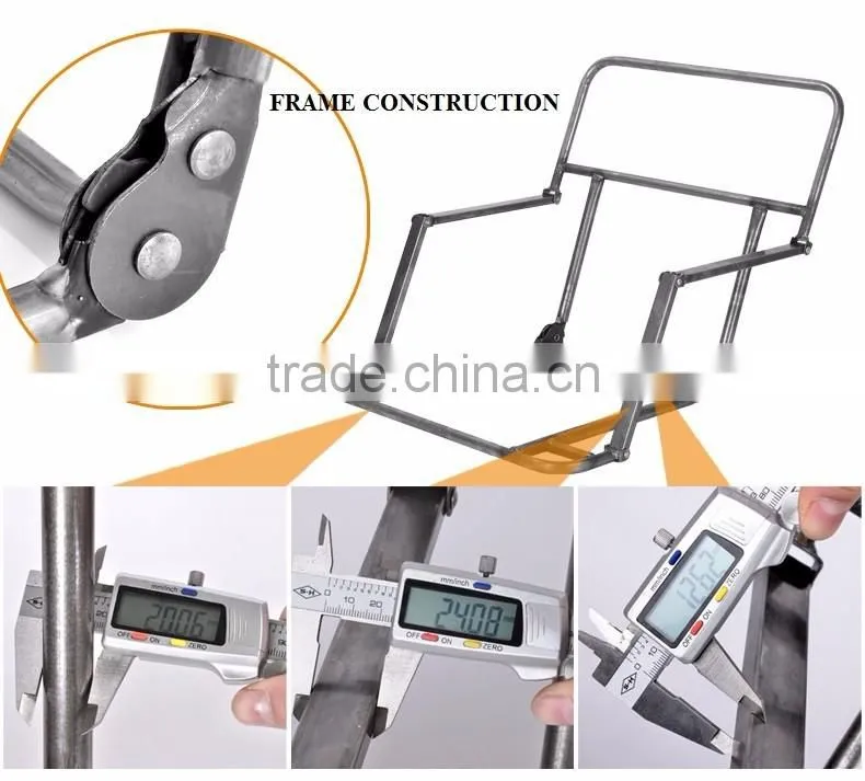 Folding armrest floor chair for single person