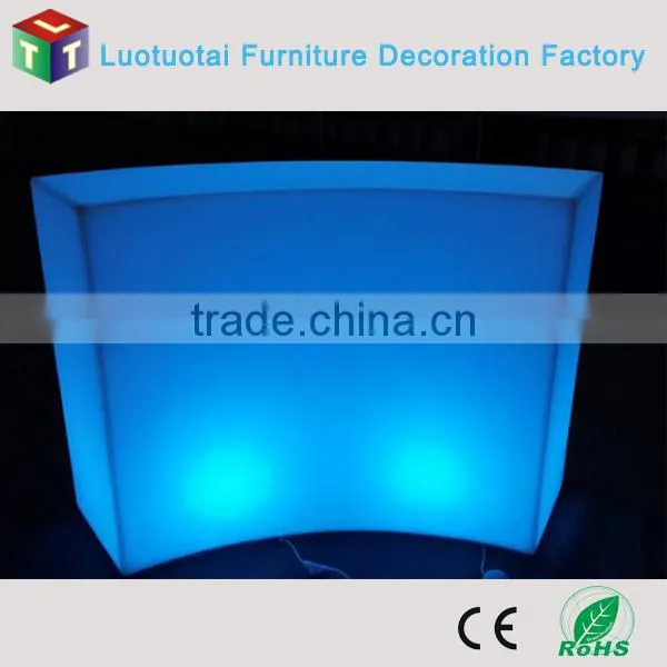 led portable bar table/counter bar furniture with lighting