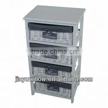 High Quality Modern teak wood furniture with wicker baskets wholesale