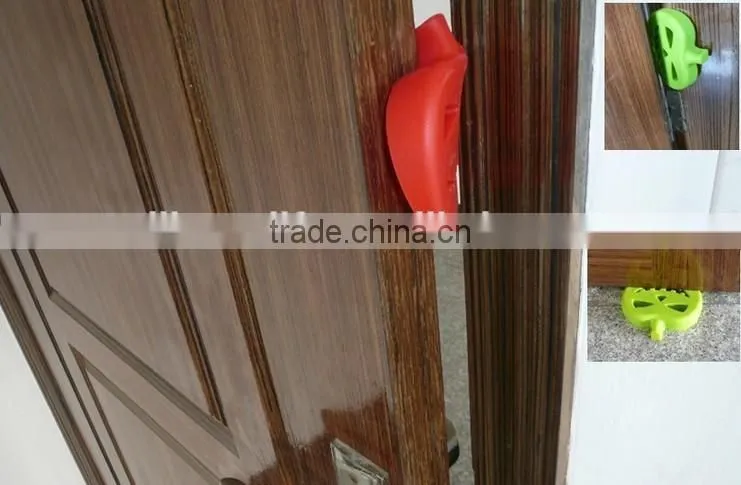 Hot selling custom silicone soft child satety door stoppers