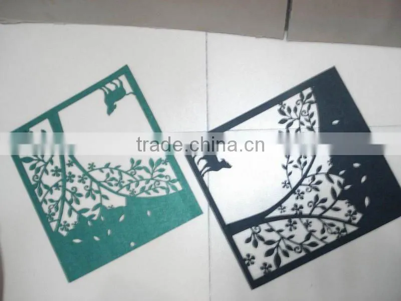 #11051323 eco-friendly laser cut coaster