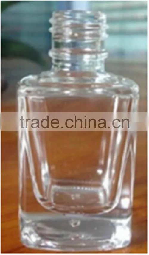 15ml Empty Glass Nail Polish Bottle Blusher Style Cap Color Different