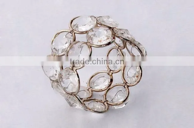 crystal beaded wedding napkin rings for sale