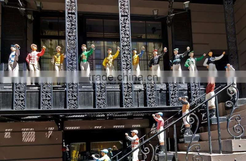 wholesale modern garden sculpture resin crafts lawn jockey statue for sale