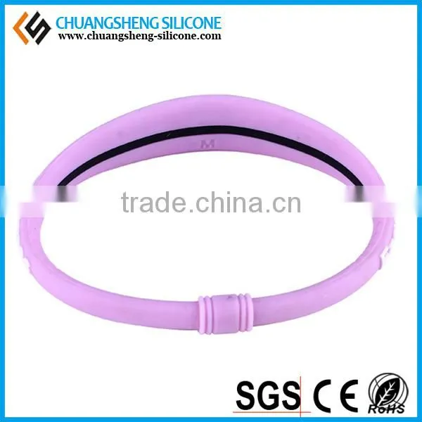 Customer logo Fluo silicone mosquito repellent bracelet