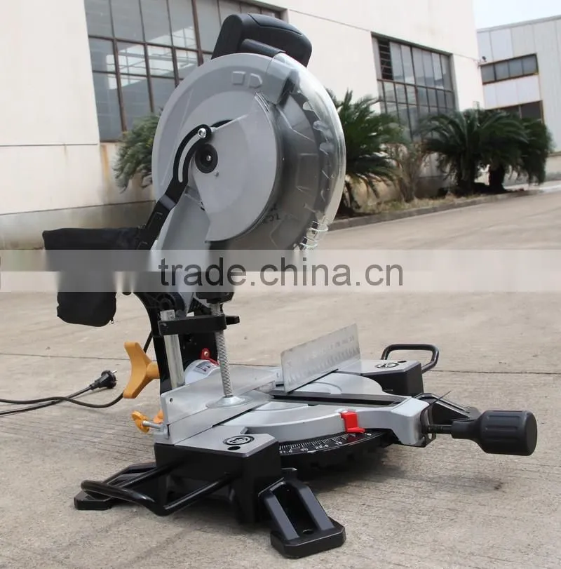 1800W Wood/Aluminum Cutting Cut Off Saw Electric Power 254mm Compound Mitre Saw
