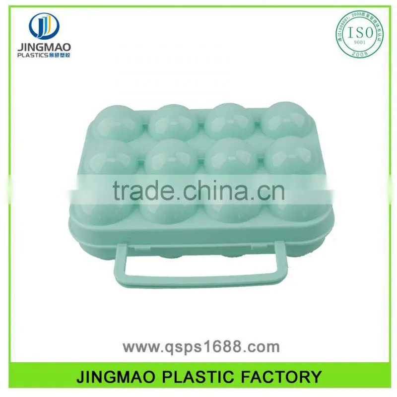 Novelty Design 12 Cavities Egg Shaped Plastic Container