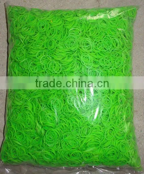 2mm hair elastic band of natural and synthetic colourful rubber band