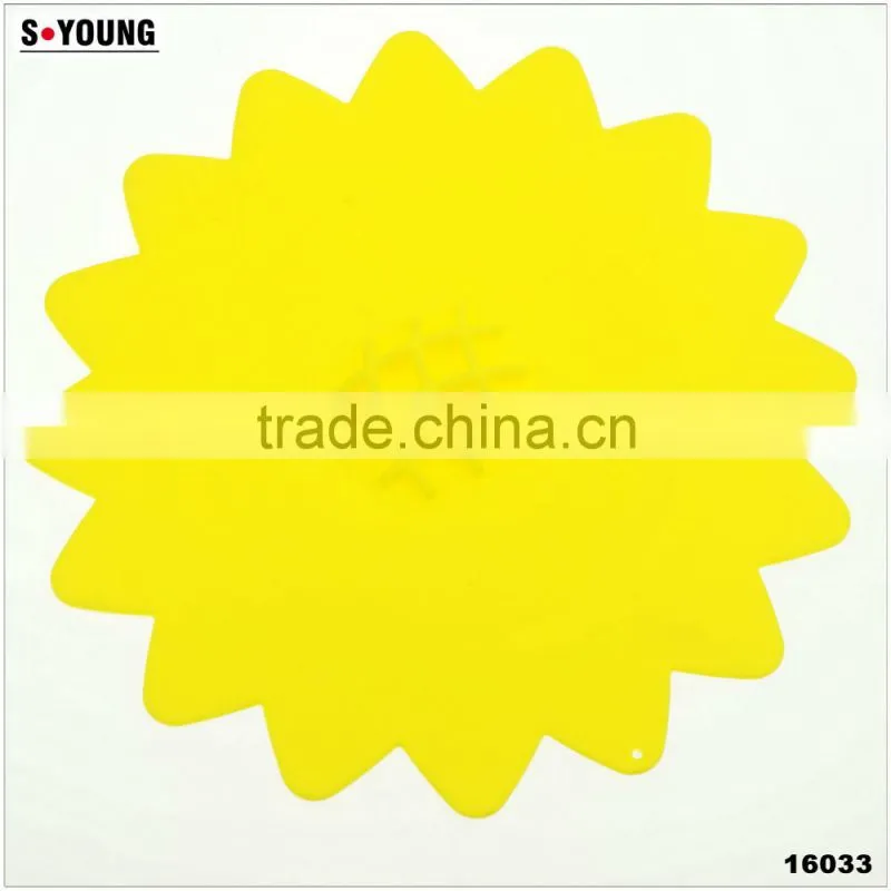 16021 heart shape silicone high temperature heat insulation mat kitchenwares silicone mat flexible silicone heating mat