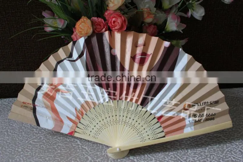 Japanese bamboo paper fan wholesale