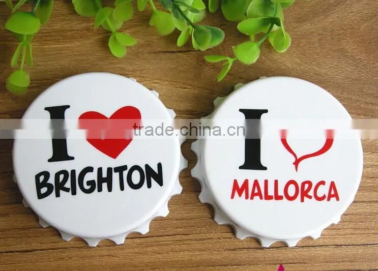 Cap Shaped Fridge Magnet Bottle Opener/Hot Sale Creative Beer Bottle Opener/Bottle Opener