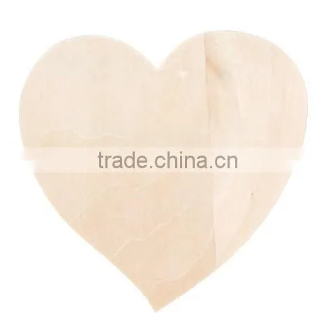 Unfinished MDF Heart Decor